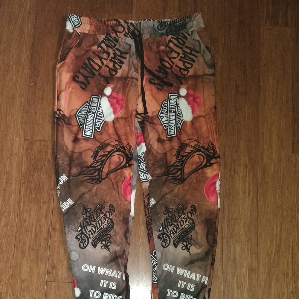 Unisex custom joggers Harley Davidson